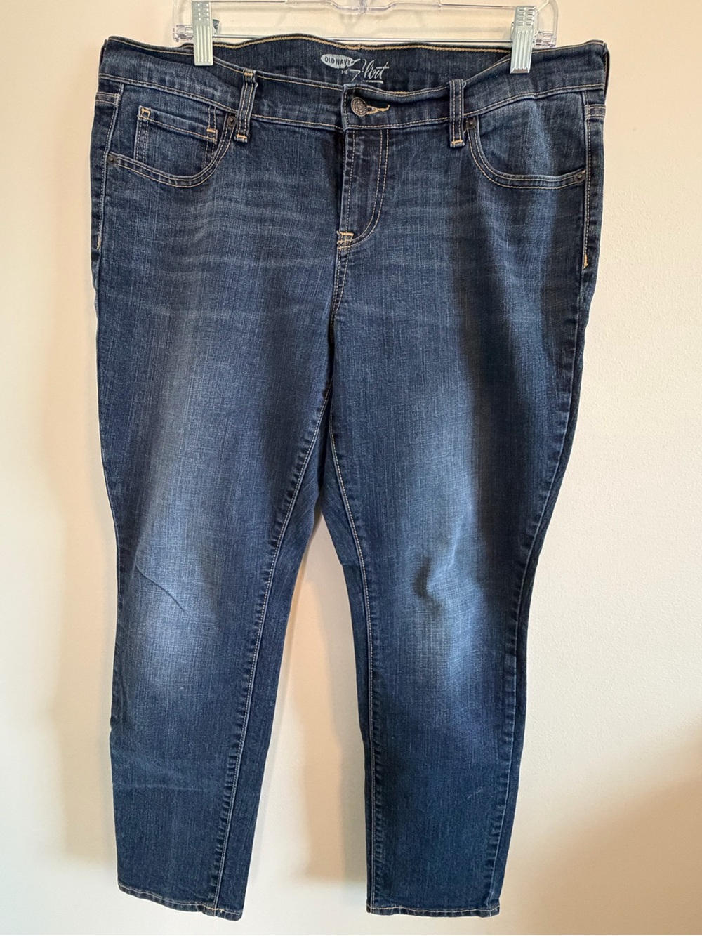Old Navy Dark Blue Straight Leg Jeans